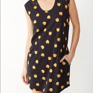 Alternative Apparel Peach Print Mini Dress